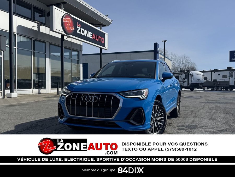 Audi Q3 Progressiv 2020 2020 Bleu
