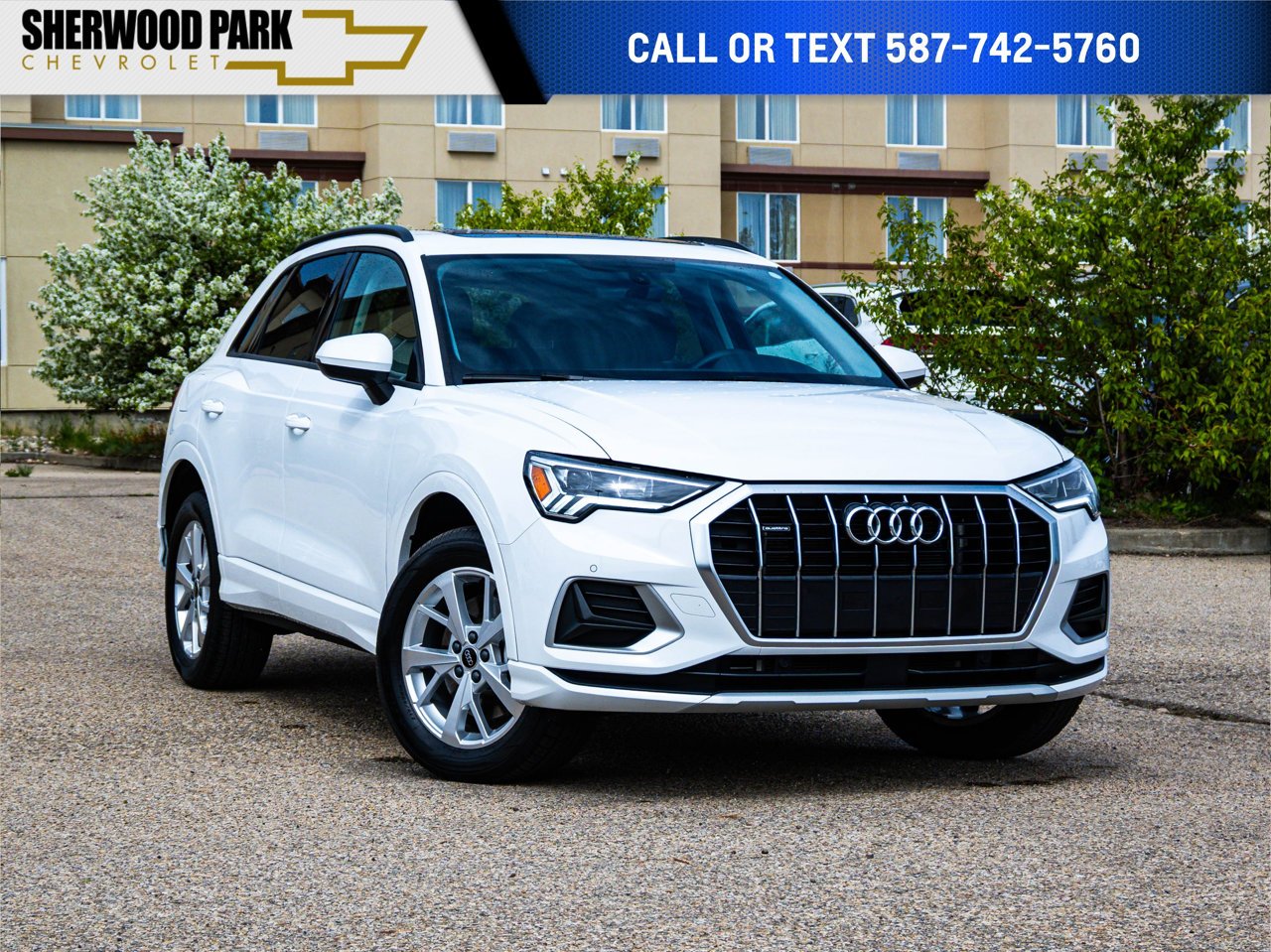 2025 Audi Q3 40 TFSI quattro White Sherwood Park - photo #0