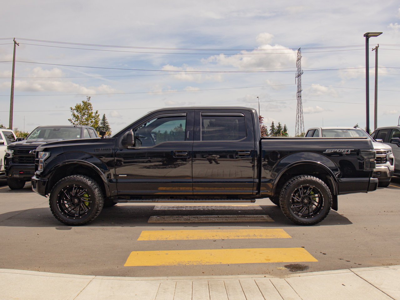 2016 Ford F-150 4WD SuperCrew 145 XLT Black Sherwood Park - photo #6