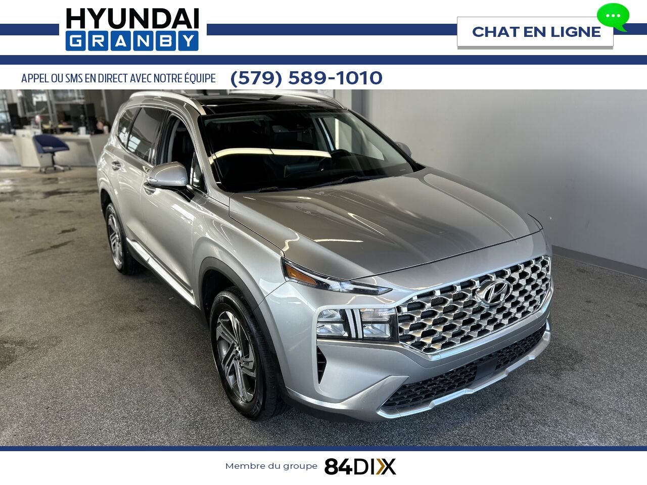 Hyundai Santa Fe 2022 Argent Granby - photo #1