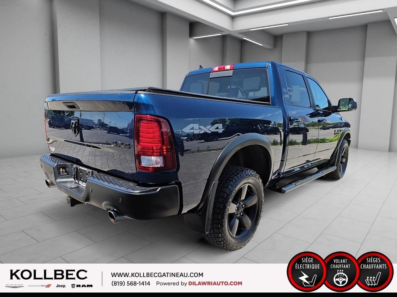 RAM 1500 CLASSIC 261111 | Warlock Crewcab 4x4 2019 Bleu Gatineau - photo #14