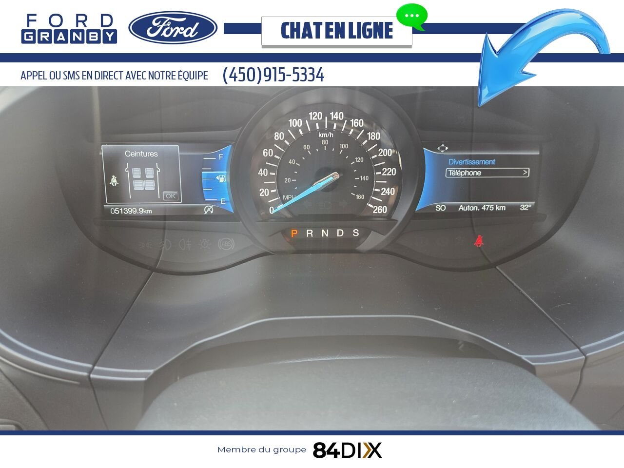 2022 Ford Edge White Granby - photo #12
