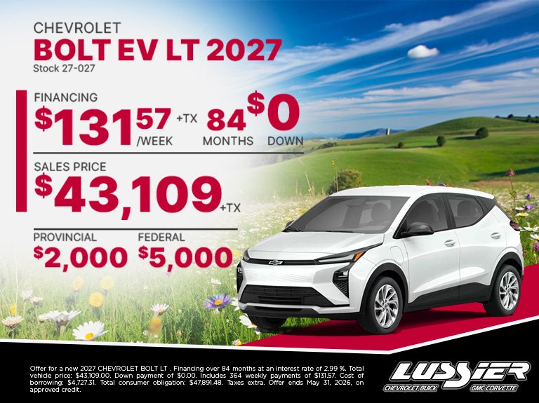 Chevrolet Bolt EV 2027