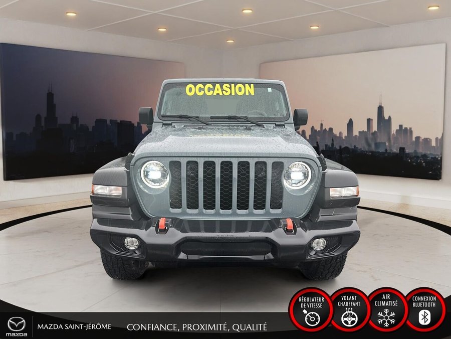 Jeep Wrangler Sport S | 4X4 | BAS KM | DÉCAPOTABLE 2024 Gris
