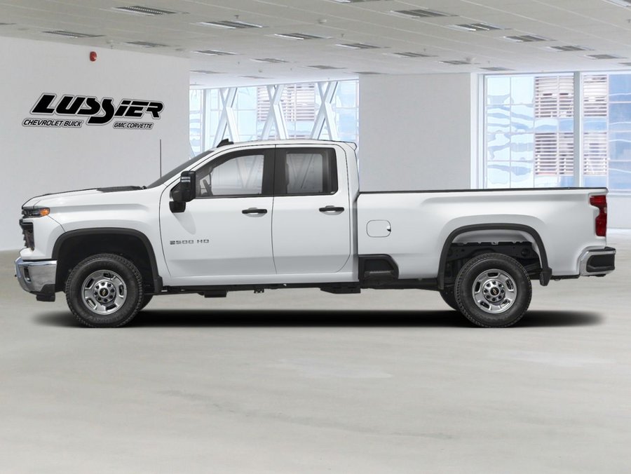 Chevrolet Silverado 2500HD WT cabine double 4RM 149 po 2025 Blanc sommet