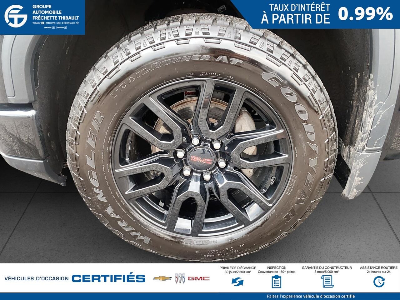 GMC SIERRA Elevation cabine multiplace 4RM 157 po 2024 Noir Montmagny - photo #6