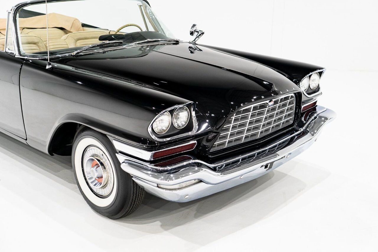 1957 Chrysler 300C 1 of 474 convertibles produced **PRICE IN USD** Black Montreal - photo #32