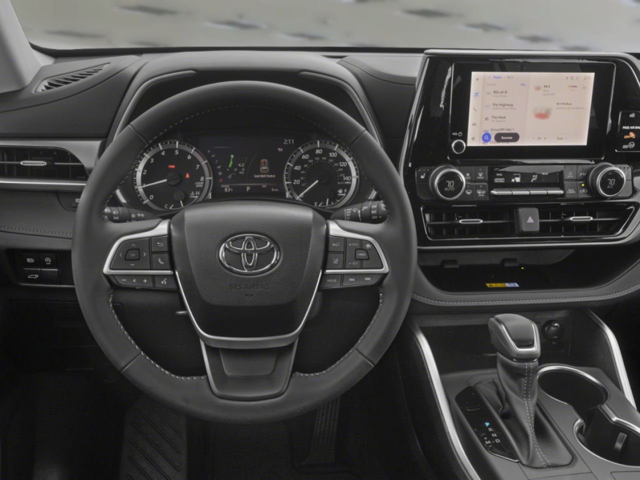 2024 Toyota Highlander XLE AWD / CLEAN CARFAX / HEATED SEATS / MOONROOF / ALLOY WHEELS / CARPLAY AND ANDROID AUTO Black Mississauga - photo #3