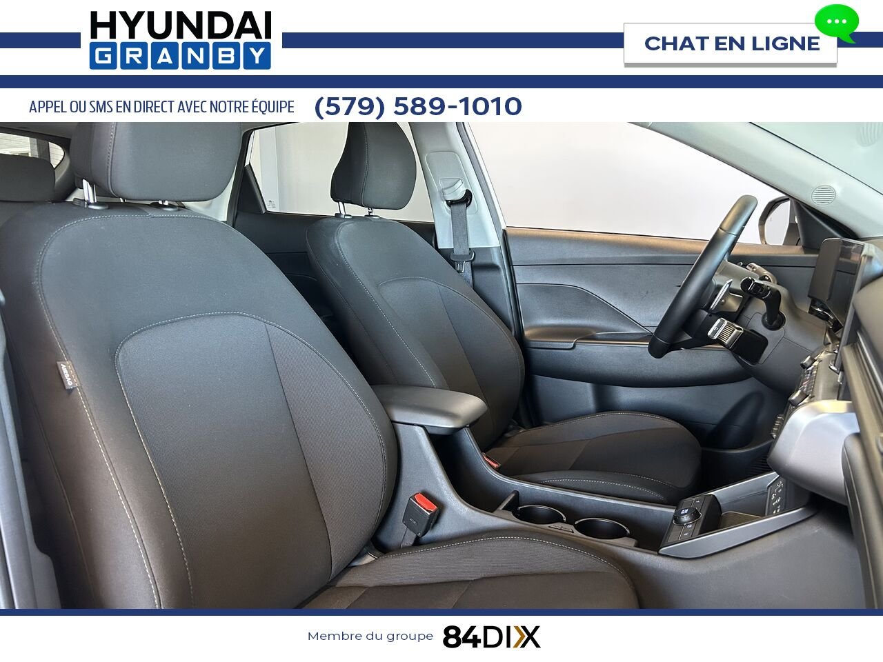 Hyundai Kona électrique 2024 Blanc Granby - photo #21