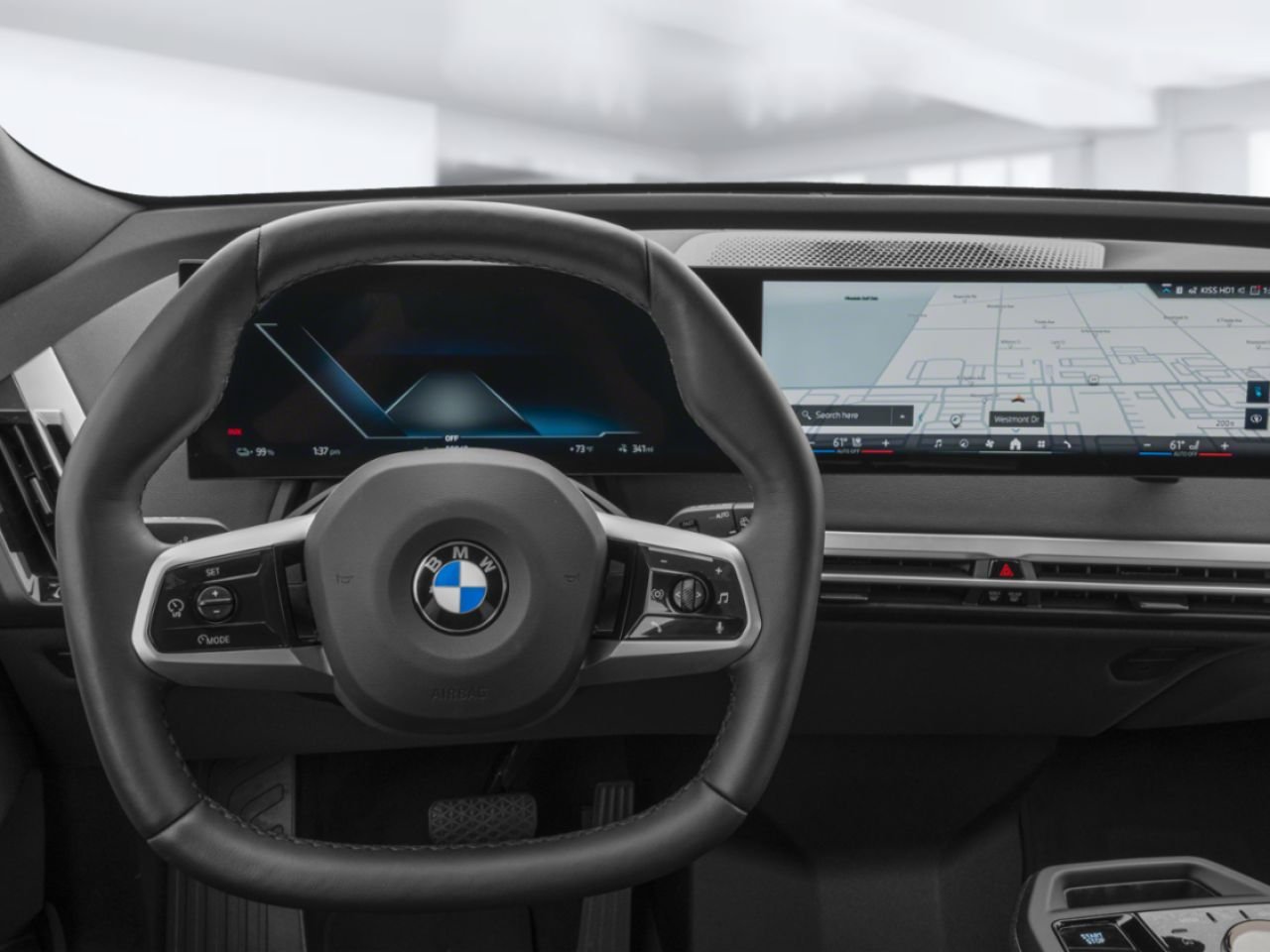 2026 BMW iX xDrive60 Black Sapphire Metallic Blainville - photo #5
