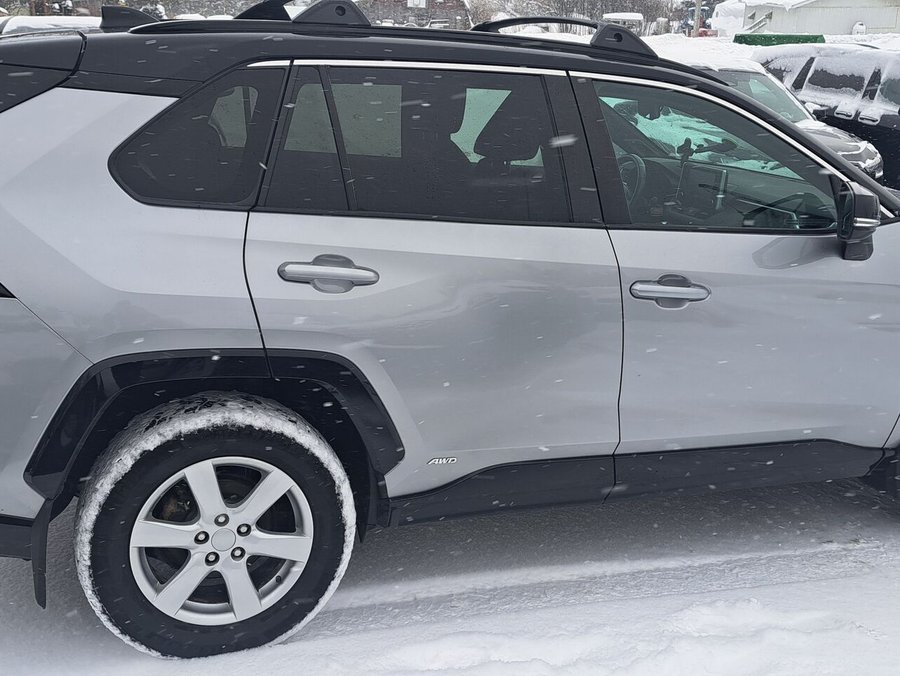 2019 Toyota RAV4 2019 Silver Sky Metallic with Black Roof