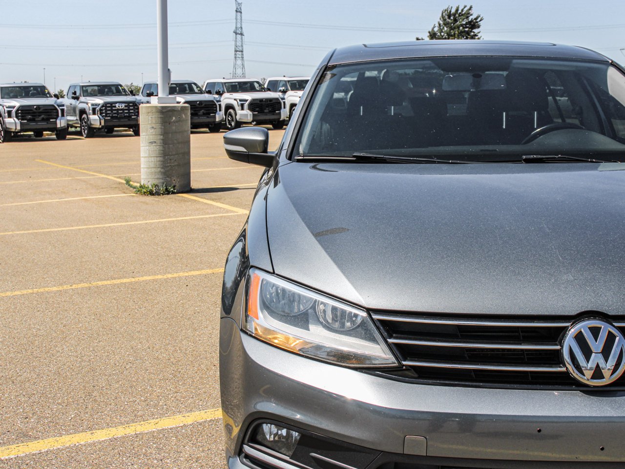 2015 Volkswagen Jetta 4dr 1.8 TSI Auto Comfortline Grey Sherwood Park - photo #10