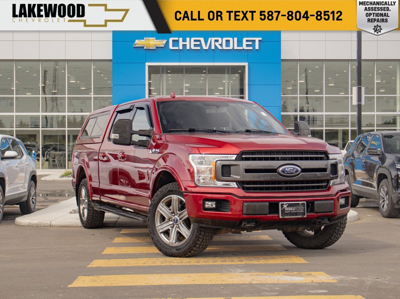 2018 Ford F-150 XLT 4WD SuperCrew 5.5' Box Red Sherwood Park - photo #0