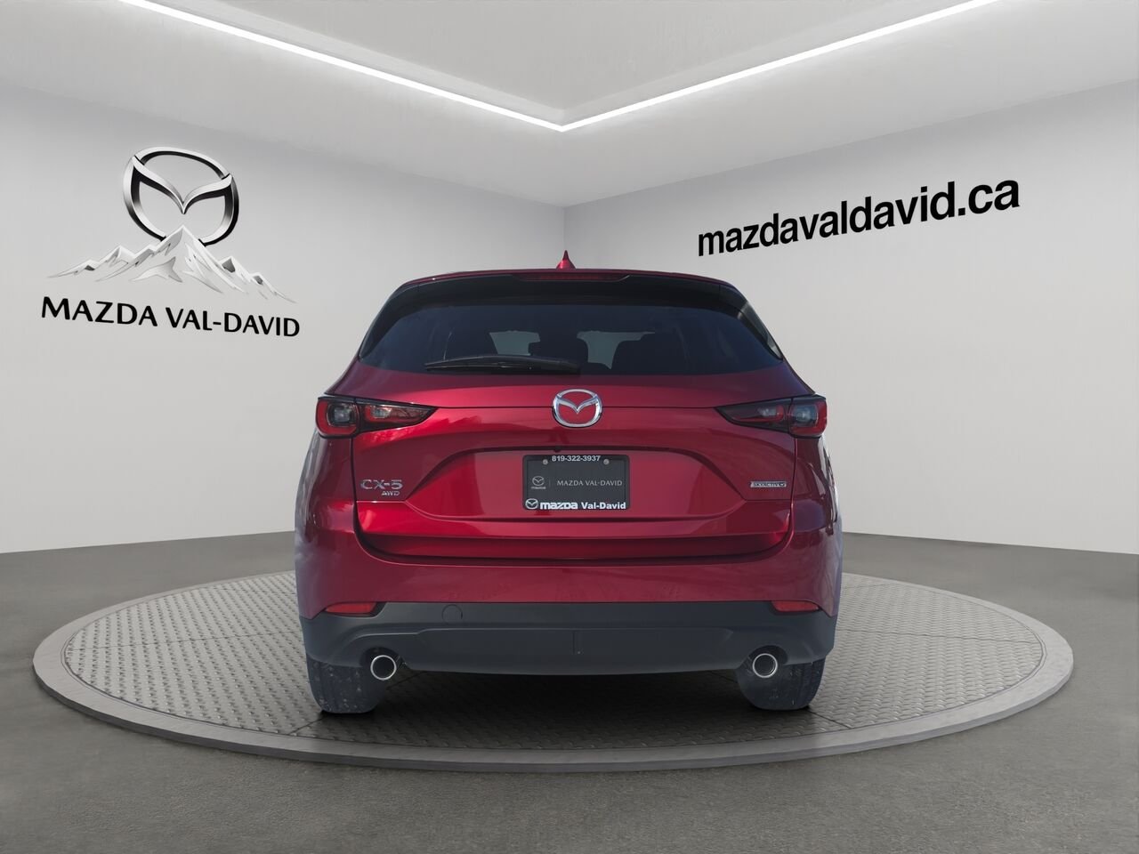 2025 Mazda CX-5 Gs, awd, Toit ouvrant, volant et rétroviseurs chauffants, hayon électrique Soul Red Crystal Metallic Val-David - photo #15