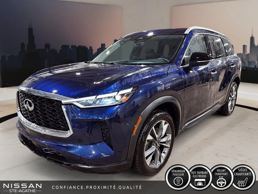 2024 INFINITI QX60 LUXE|TOIT| CUIR| CARPLAY Blue