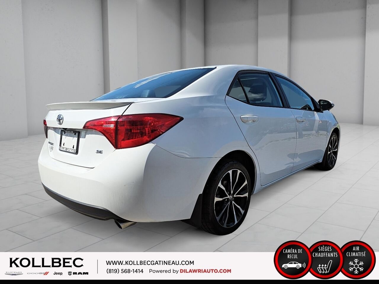 TOYOTA COROLLA SE 2018 Blanc Ottawa & Gatineau - photo #15