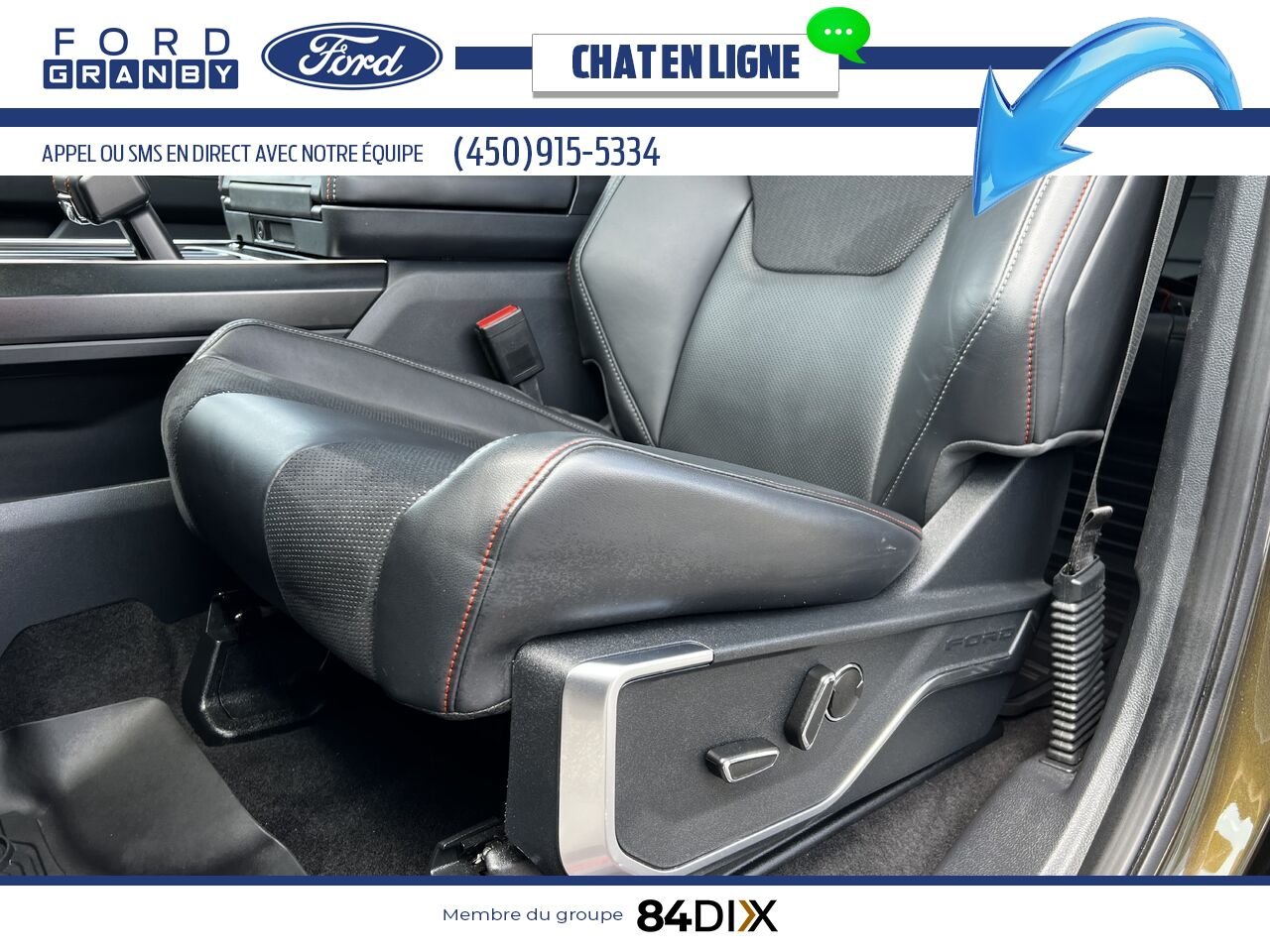 Ford F-150 RAPTOR 37 802A 2025 Vert Granby - photo #15