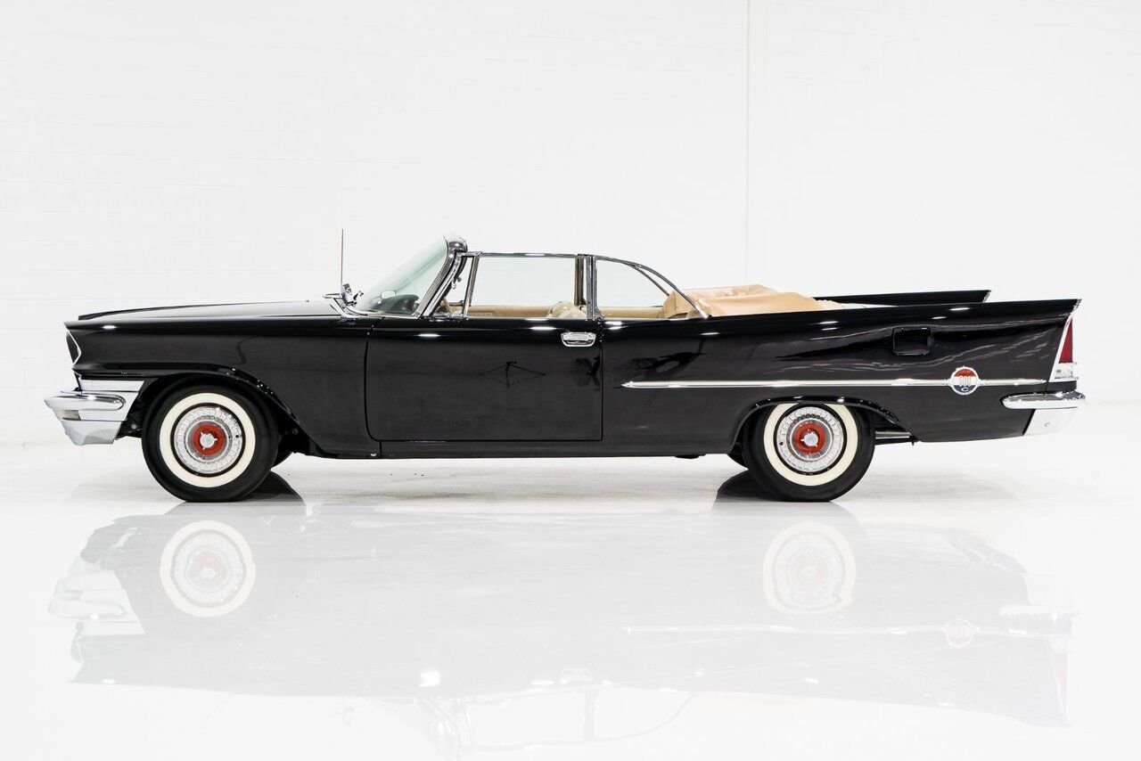 1957 Chrysler 300C 1 of 474 convertibles produced **PRICE IN USD** Black Montreal - photo #23