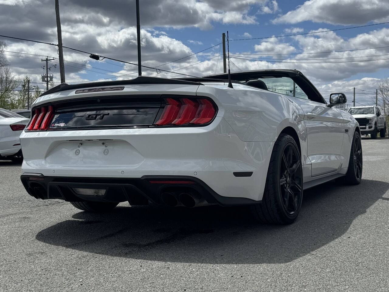 Ford Mustang GT Convertible 2018 Blanc Granby - photo #6