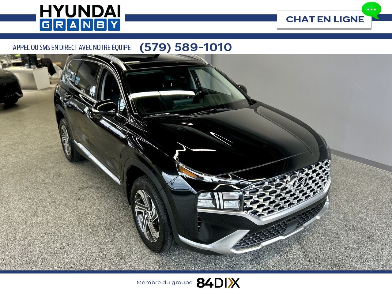 Hyundai Santa Fe 2022 Noir Granby - photo #1