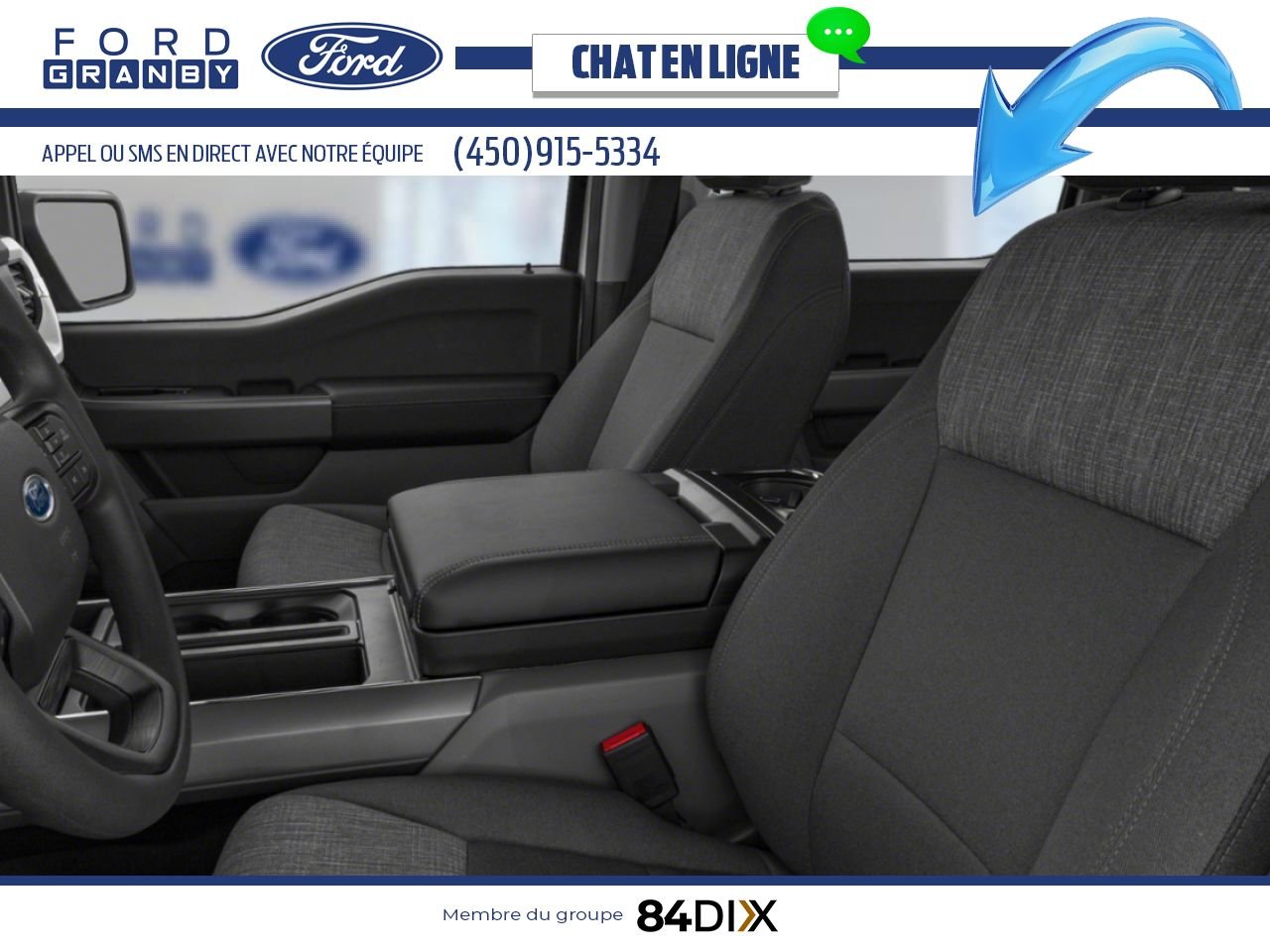 Ford F-150 2023 Gris Granby - photo #4