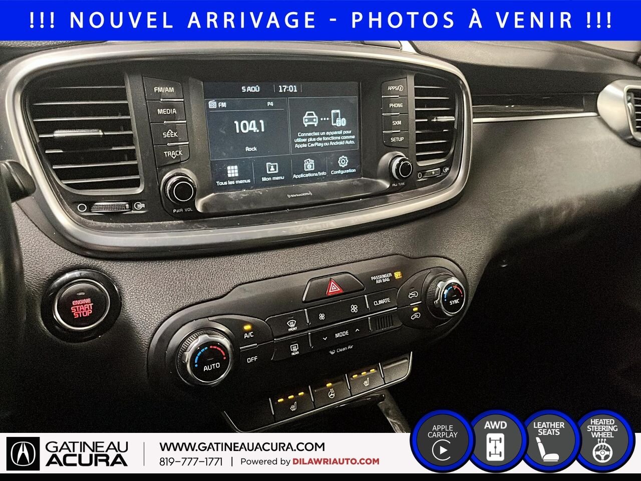 Kia Sorento EX Turbo AWD 2018 Noir Ottawa & Gatineau - photo #10