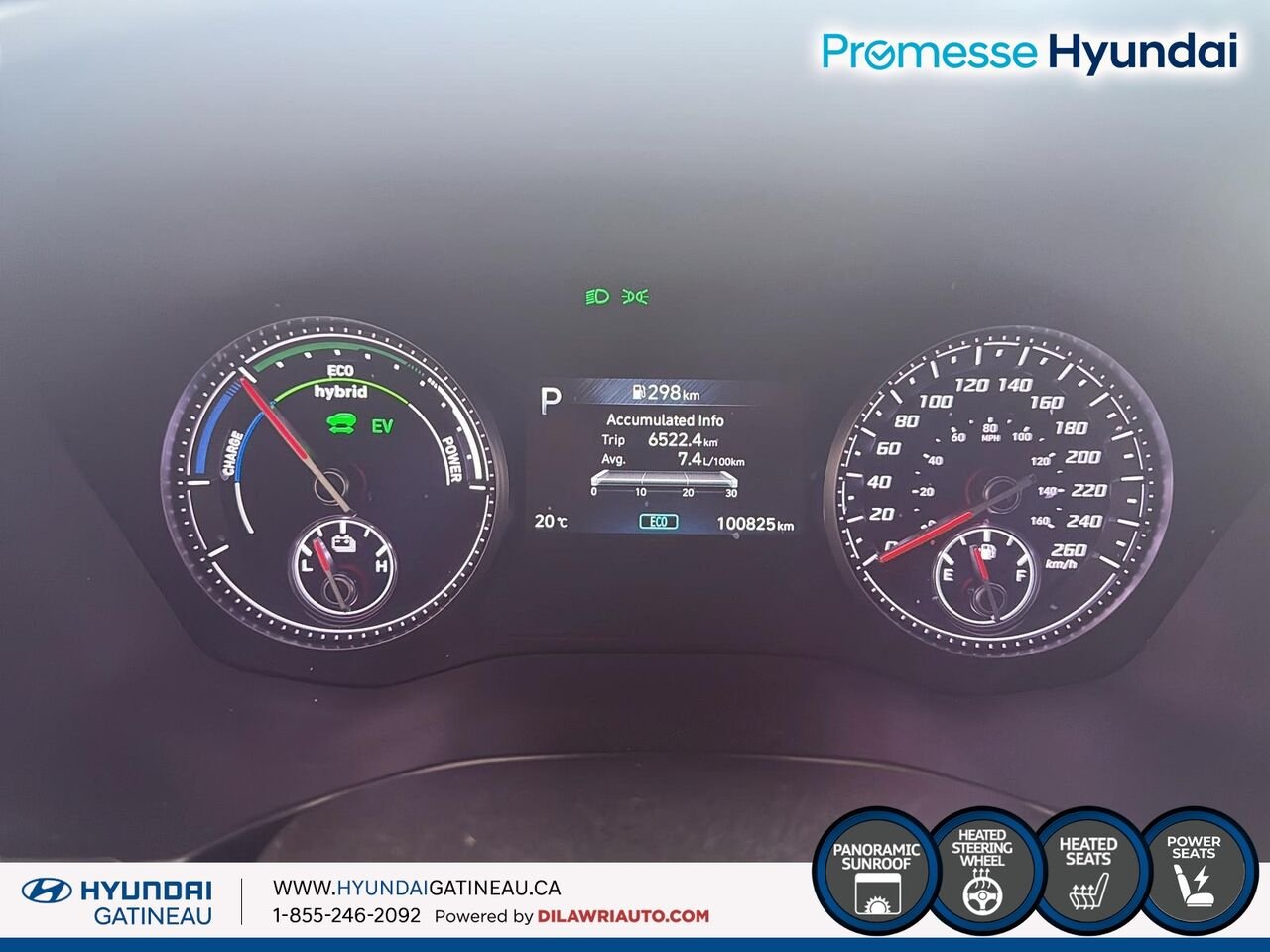 2022 Hyundai Santa Fe Hybrid White Gatineau - photo #12