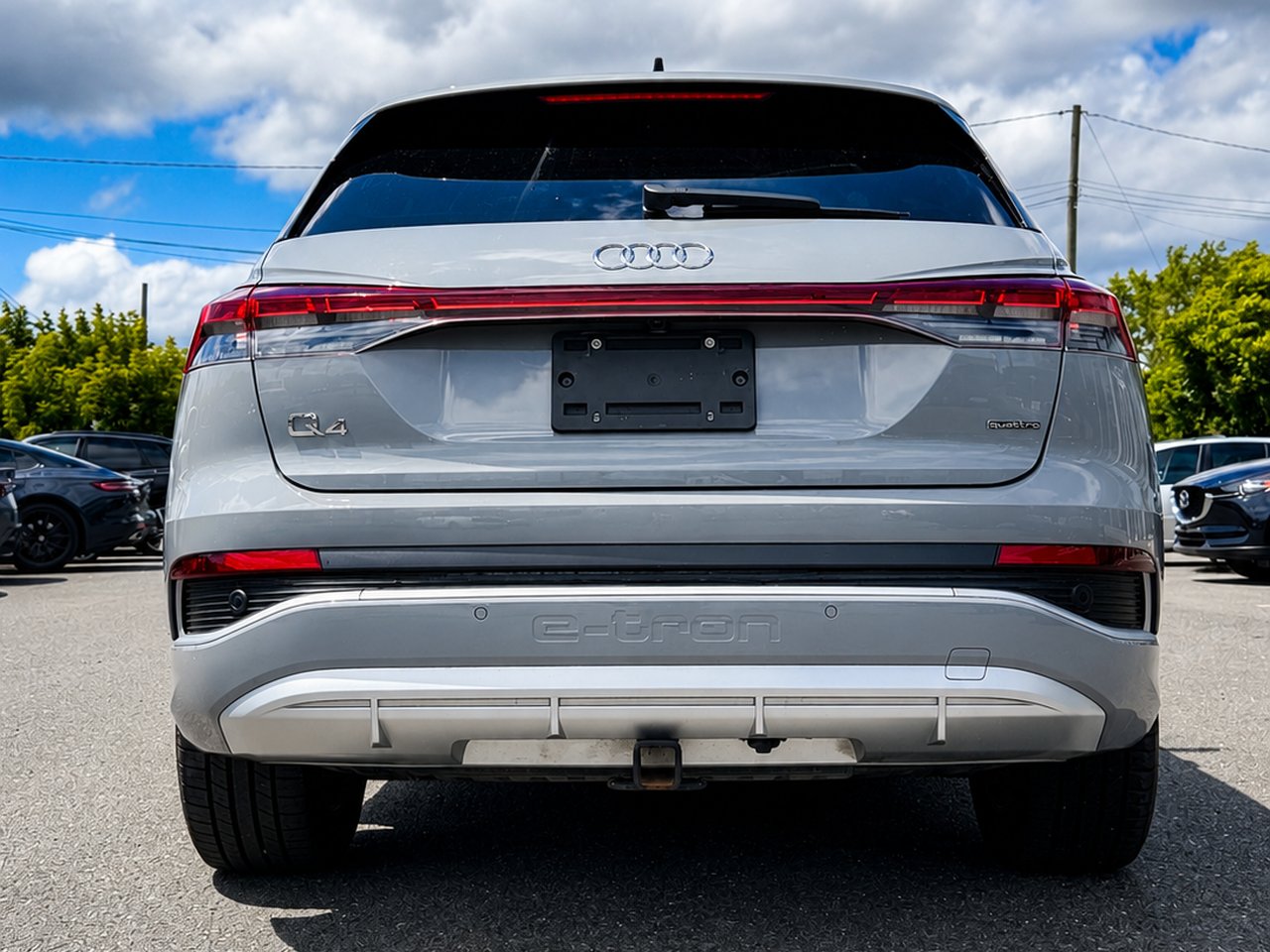 Audi Q4 e-tron 2023 Gris Granby - photo #5