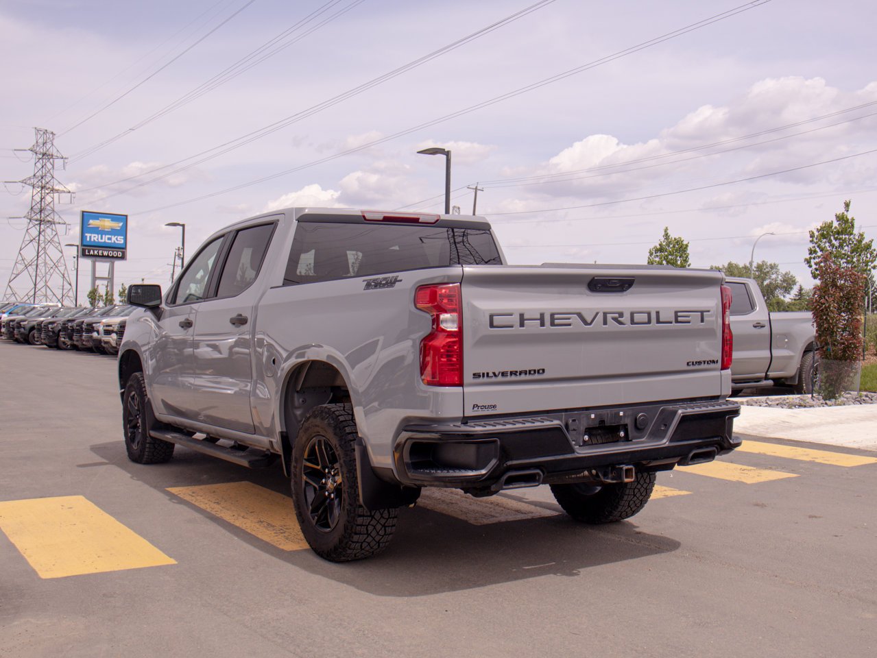 2024 Chevrolet Silverado 1500 4WD Crew Cab 147 Custom Trail Boss Grey Sherwood Park - photo #7