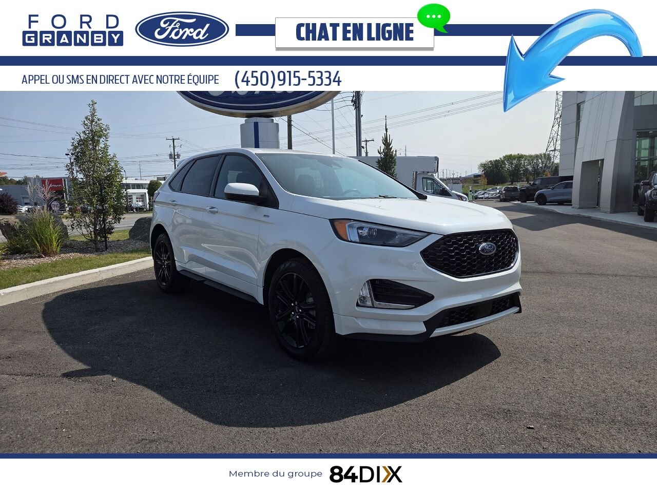 2024 Ford Edge White Granby - photo #0