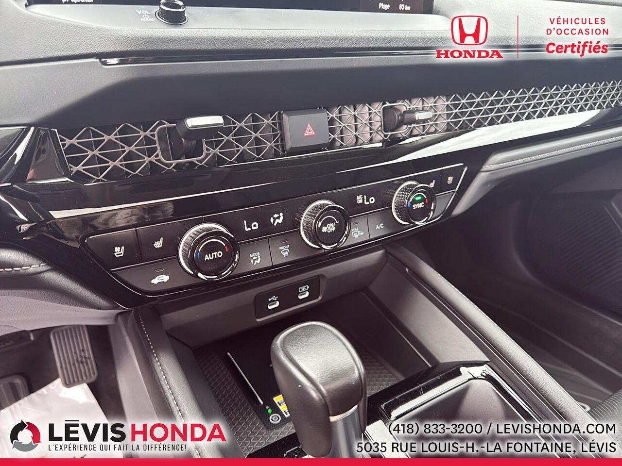 Honda Accord Hybride Touring Touring CVT 2023 Blanc Lévis - photo #23