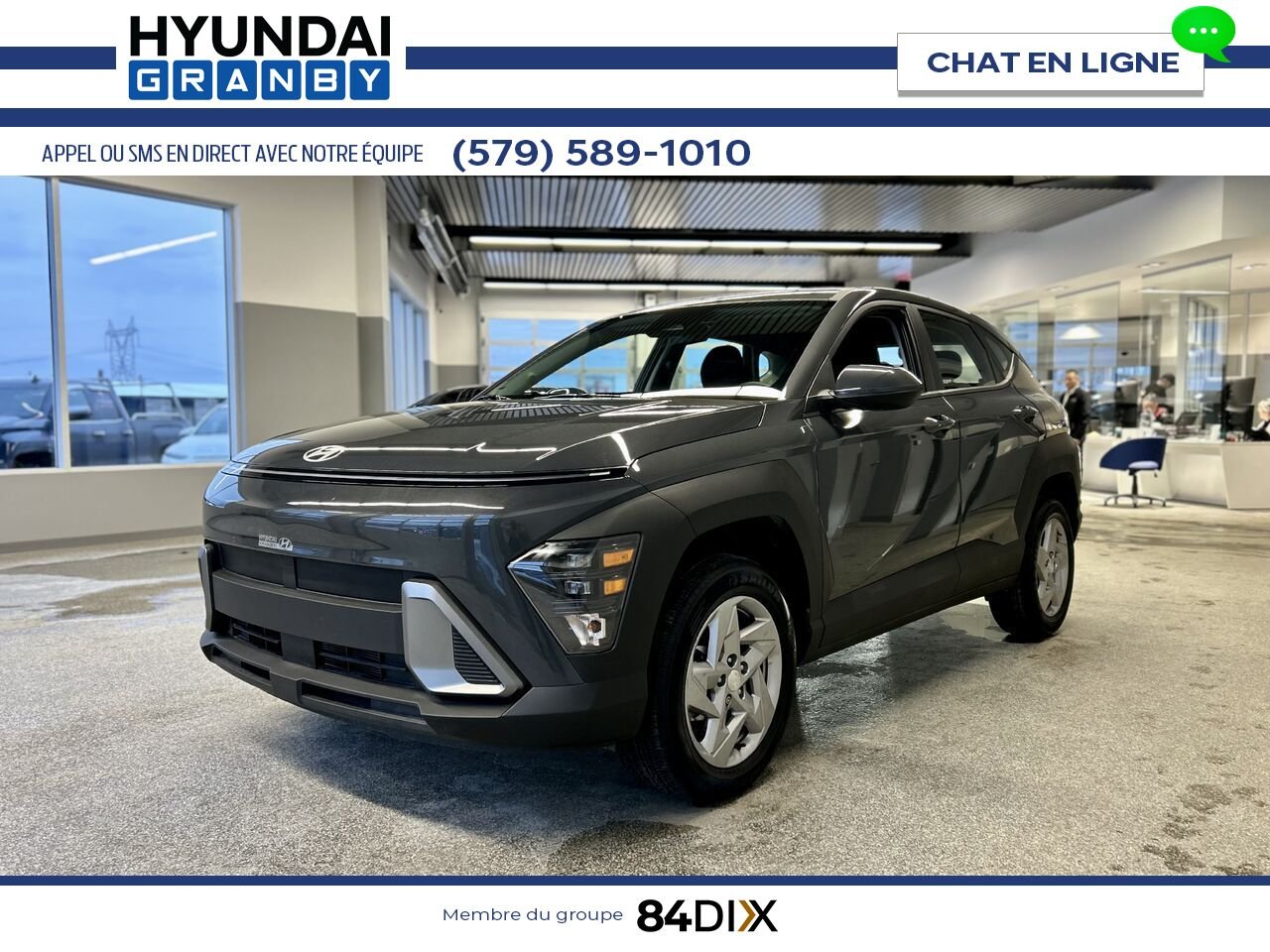 Hyundai Kona 2024 Gris Granby - photo #3