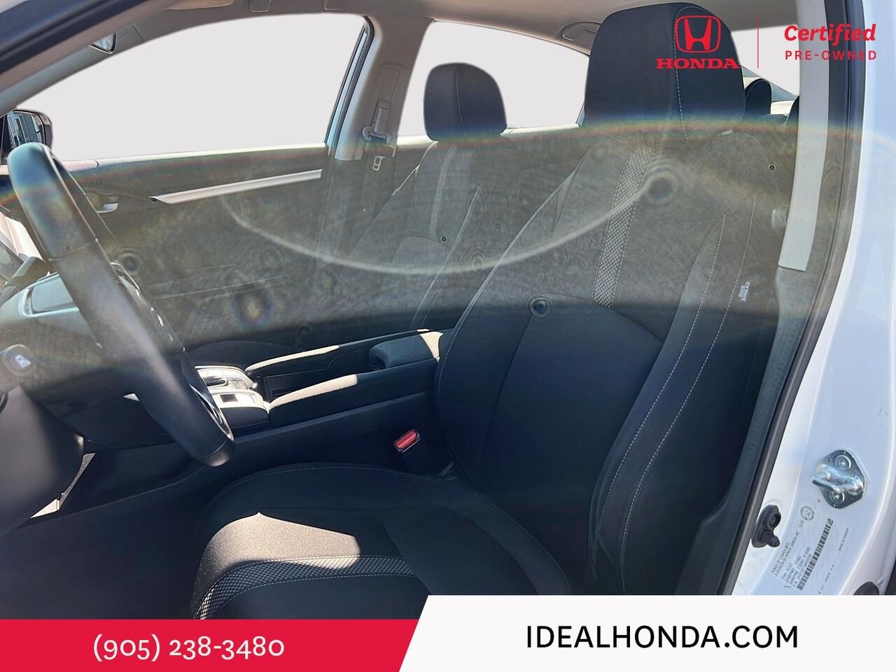 2021 Honda Civic Sedan EX CVT White Mississauga - photo #8