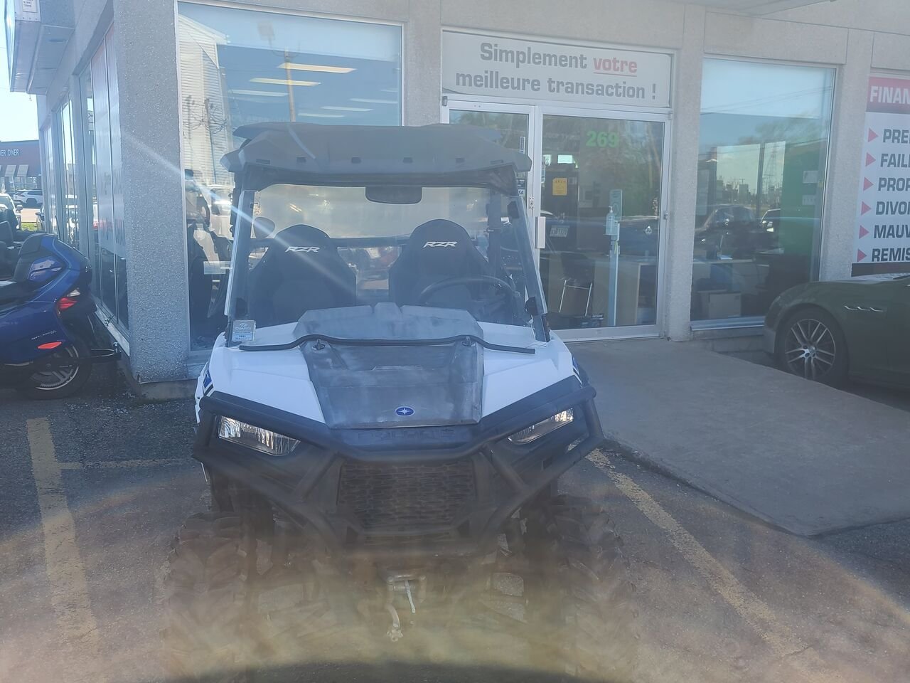 2018 polaris rzr Blue  - photo #0