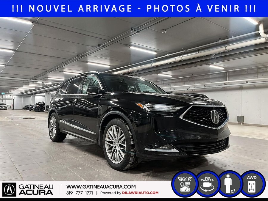 Acura MDX *** UN PROPRIO + CLEAN CARFAX *** 2022 Noir