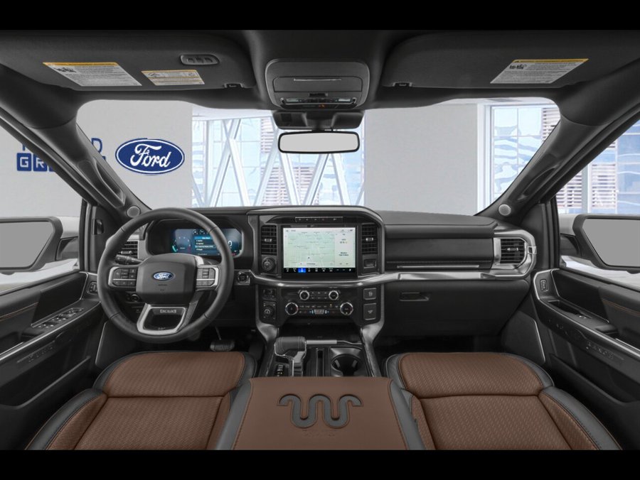 Ford F-150 King Ranch cabine SuperCrew 4RM caisse de 5,5 pi 2025 Noir agate métallisé