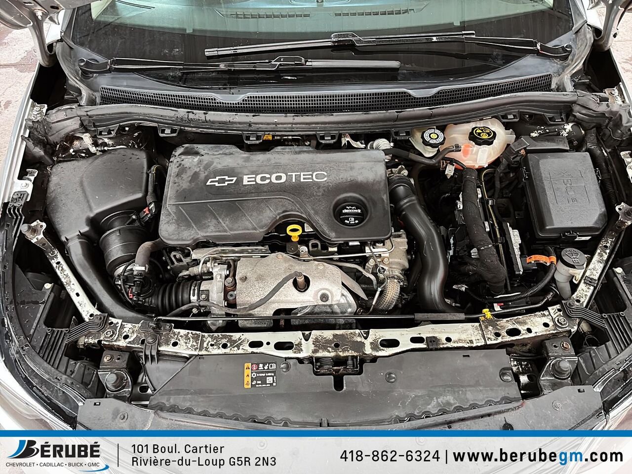 CHEVROLET CRUZE LT 1.6L berline 4 portes avec 1SH 2018 Argent Rivière-du-Loup - photo #7