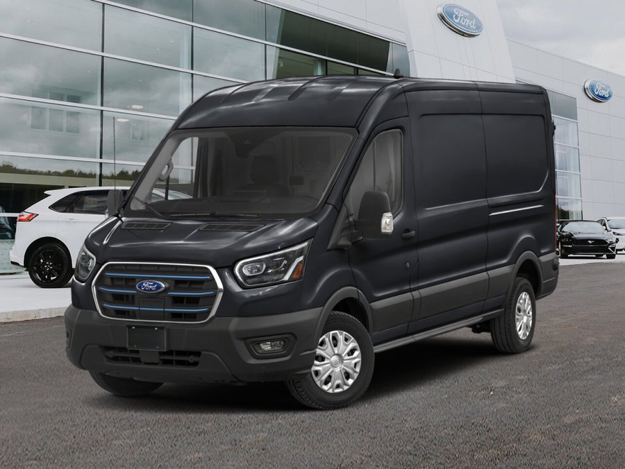 2025 Ford E-Transit Cargo Van 2025 Agate Black Metallic