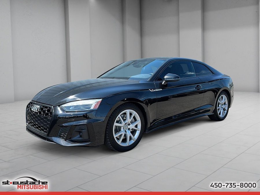 2021 Audi A5 coupé Technik 2.0 TFSI quattro-cuir-toit panoramique-sièges électrique chauffants Black