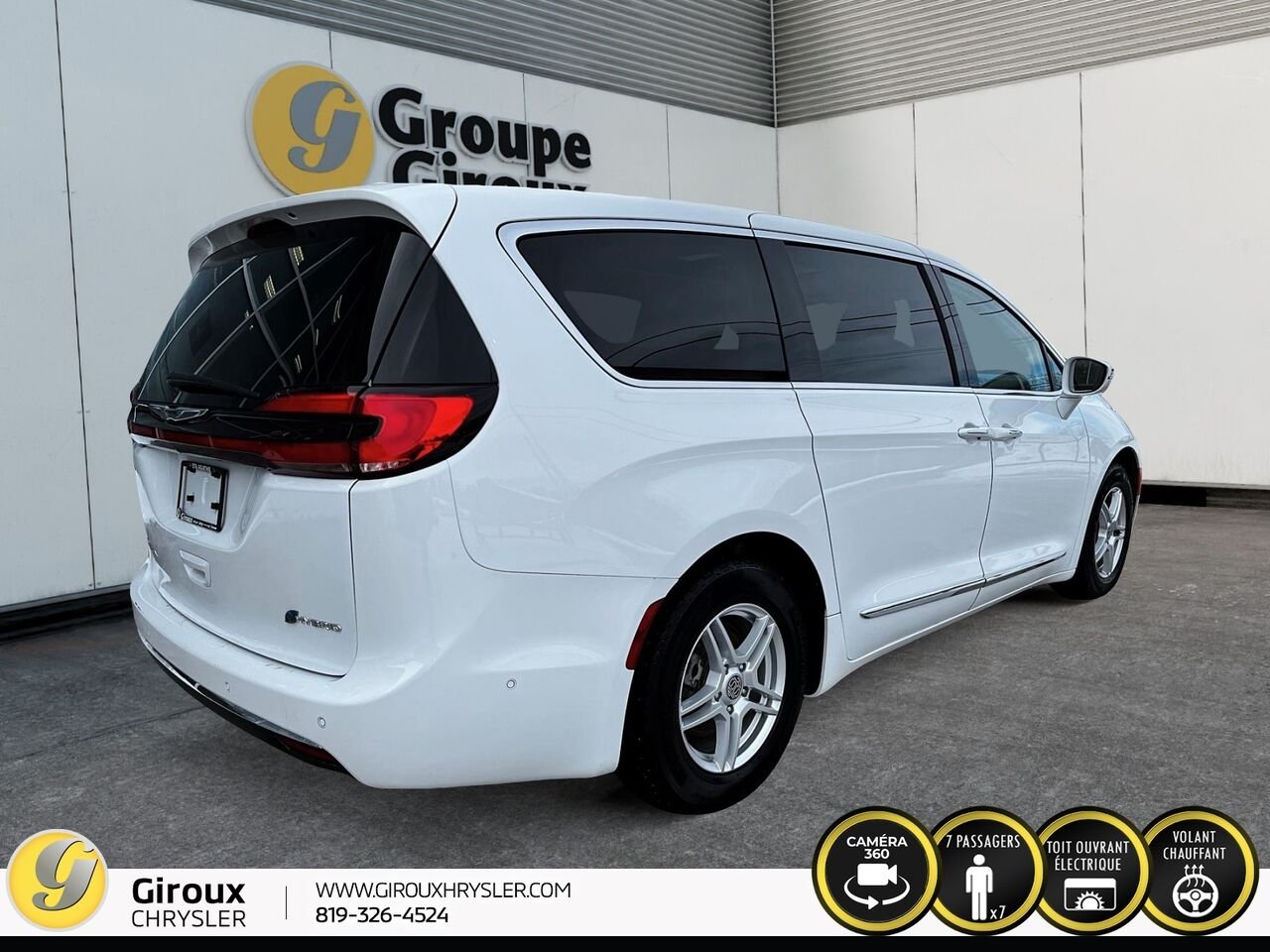 2022 Chrysler Pacifica Hybrid White Sainte-Agathe-des-Monts - photo #5