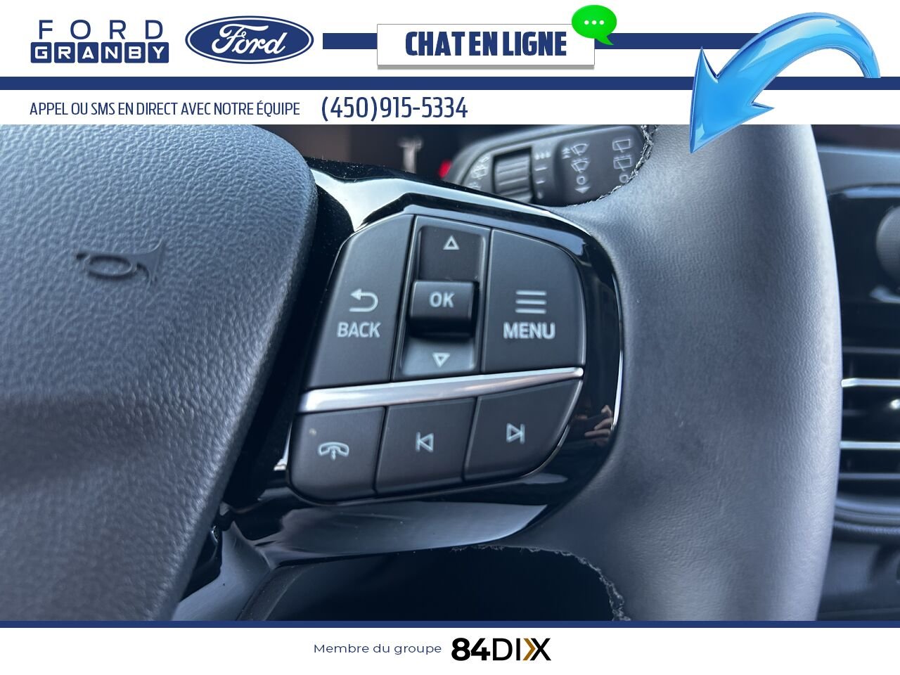 Ford Escape 2025 Noir agate métallisé Granby - photo #10
