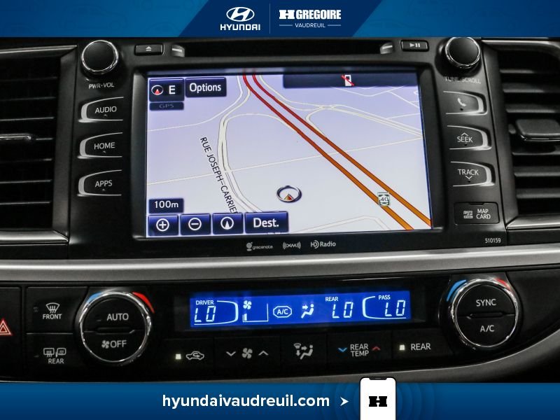 Toyota Highlander YW142 | XLE l AWD - CUIR - MAGS - TOIT - NAV - BLUETOOTH - 2016 Noir Laval - photo #29