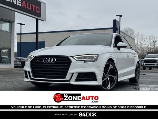 Audi S3 2019 2019 Blanc