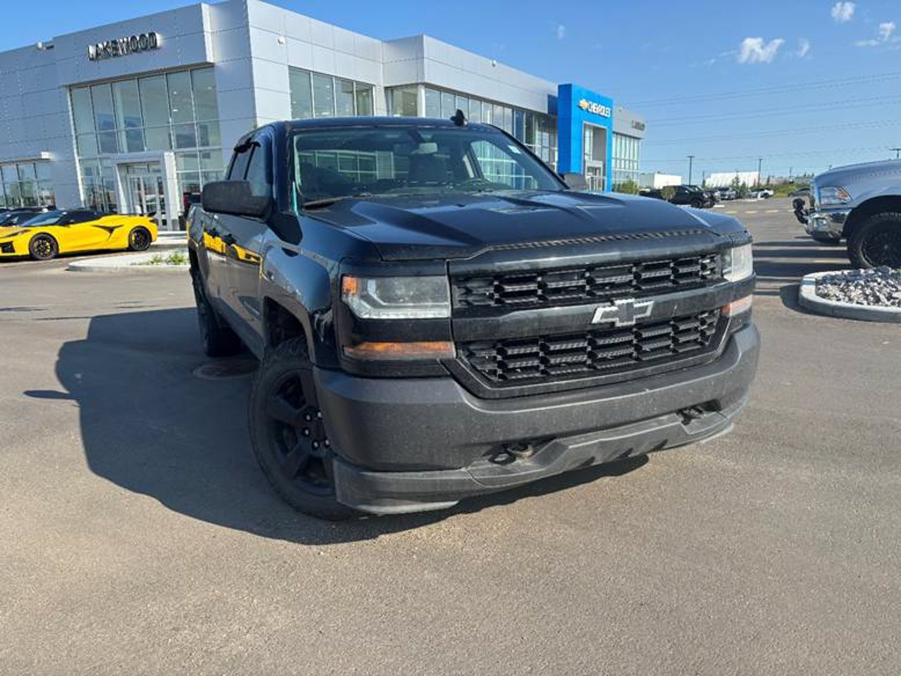 2016 Chevrolet Silverado 1500 4WD Double Cab 143.5 Work Truck Black Sherwood Park - photo #1