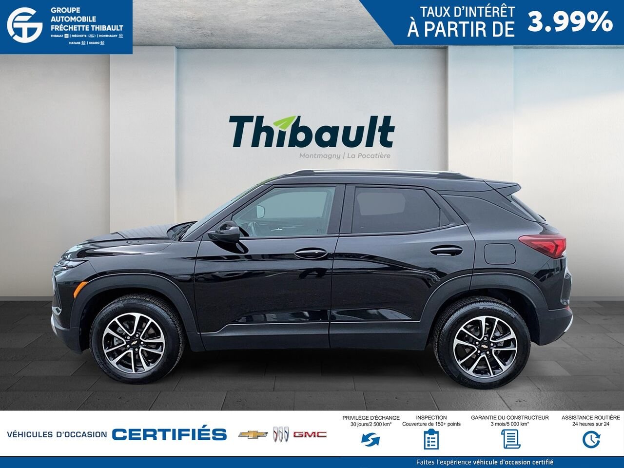 2024 CHEVROLET TRAILBLAZE Traction intégrale, 4 portes LT Black Montmagny - photo #4