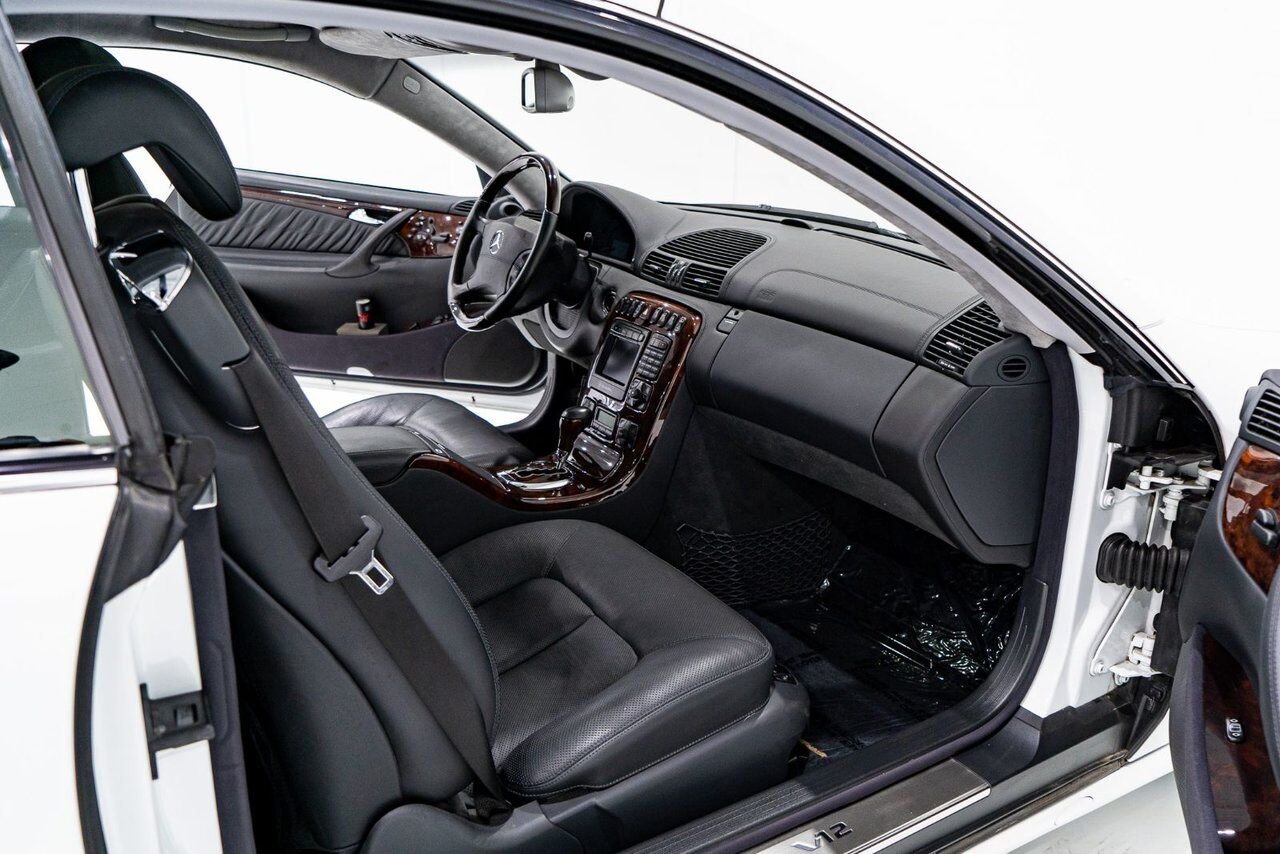 2001 Mercedes-Benz CL600 V12 over $120,000 original MSRP White Montreal - photo #53