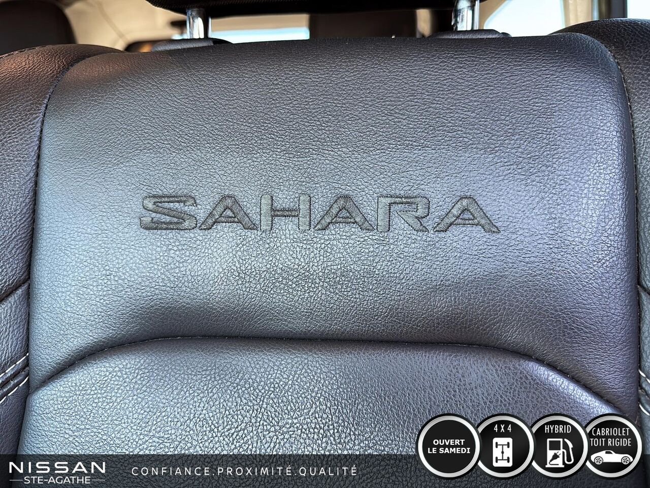 Jeep Wrangler 4xe Unlimited Sahara | 4x4 | CUIR | CARPLAY | 2022 Gris Saint-Jérôme - photo #14