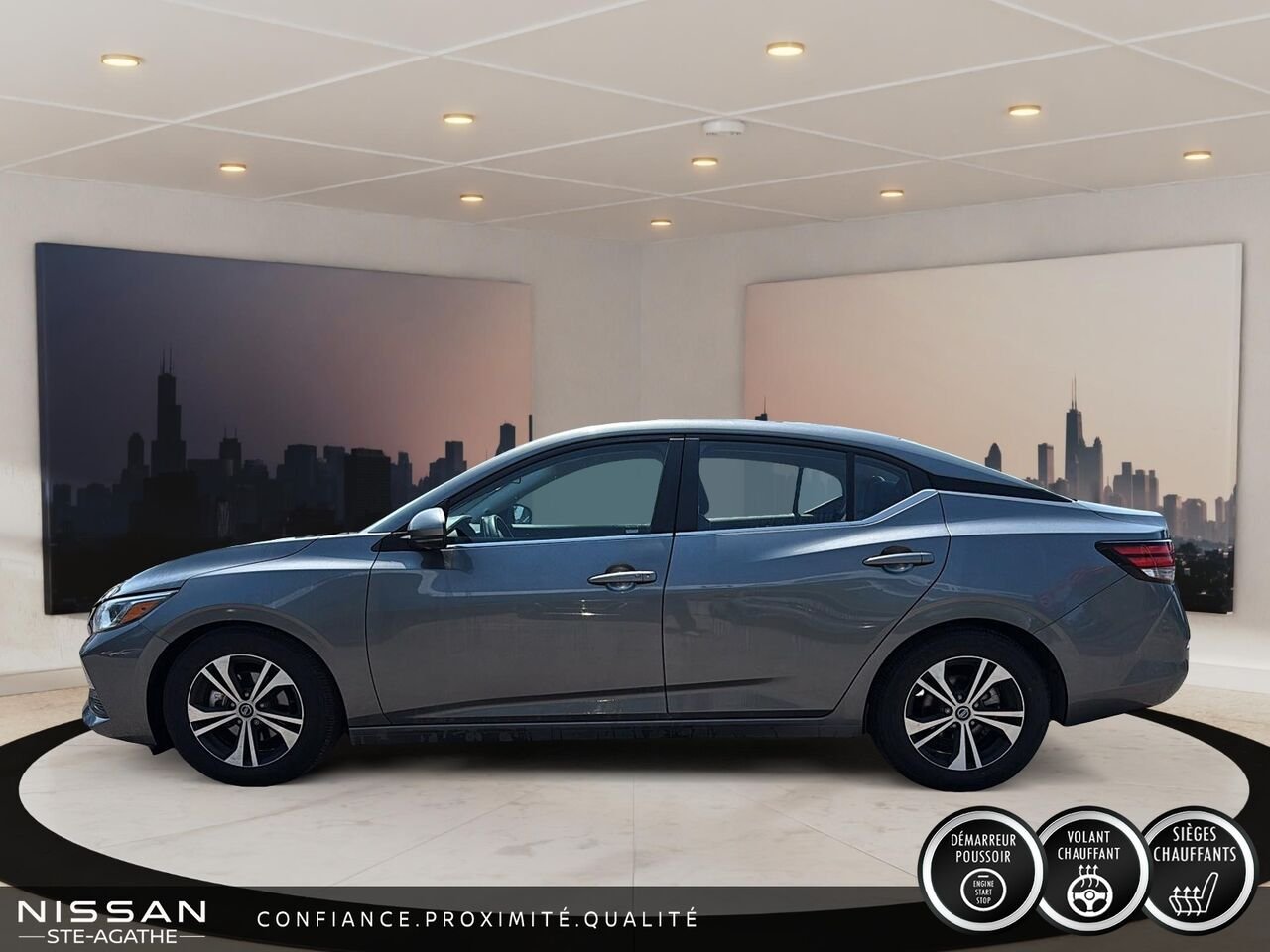 Nissan Sentra 2020 Gris Saint-Jérôme - photo #5