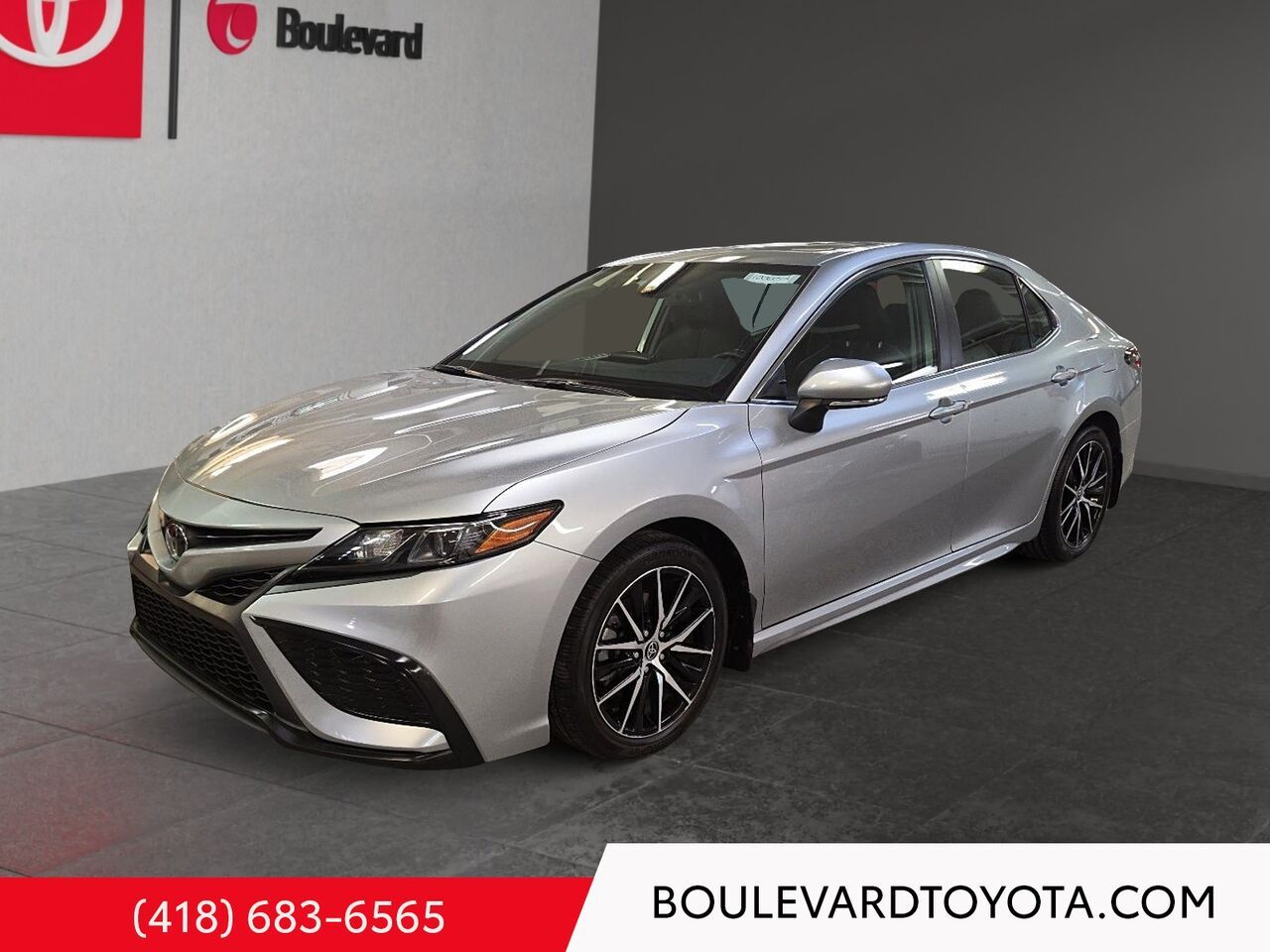 Silver 2023 Toyota Camry Sedan All-Wheel Drive Automatic