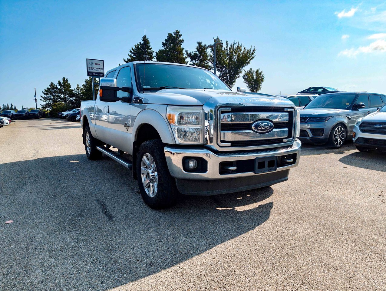 2011 Ford Super Duty F-350 4WD Crew Cab 156 Lariat Grey Sherwood Park - photo #2